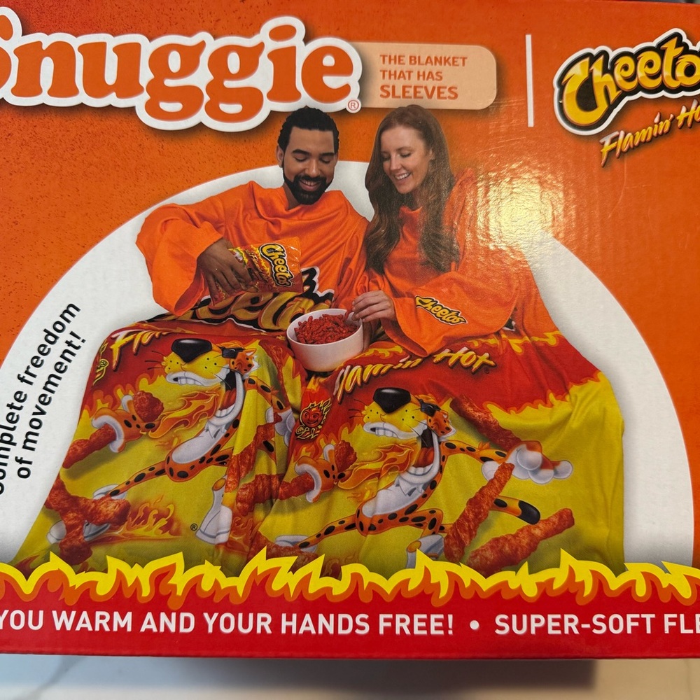Cheetos Flamin' Hot Snuggie Blanket
